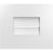 Ekena Millwork Vertical Surface Mount PVC Gable Vent: Functional, w/ 3-1/2"W x 1"P Standard Frame, 14"W x 12"H GVPVE14X1201SF - alternate 1